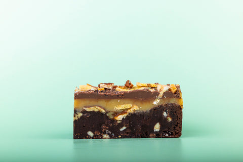 Banoffee and Pecan Millionaire Brownie