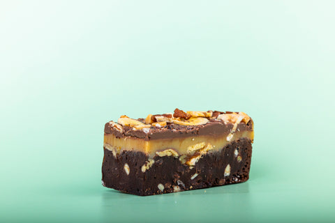 Banoffee and Pecan Millionaire Brownie