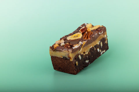 Banoffee and Pecan Millionaire Brownie