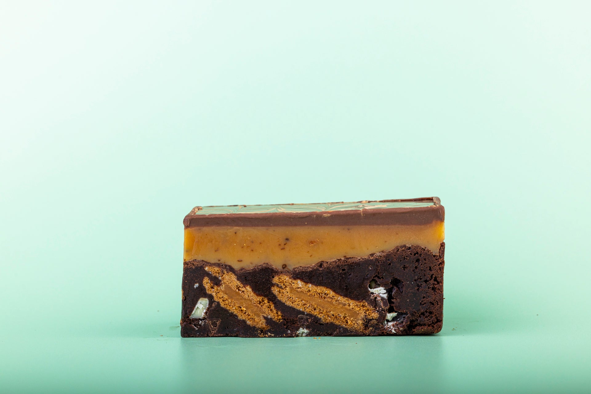 Biscoff Millionaire Brownie