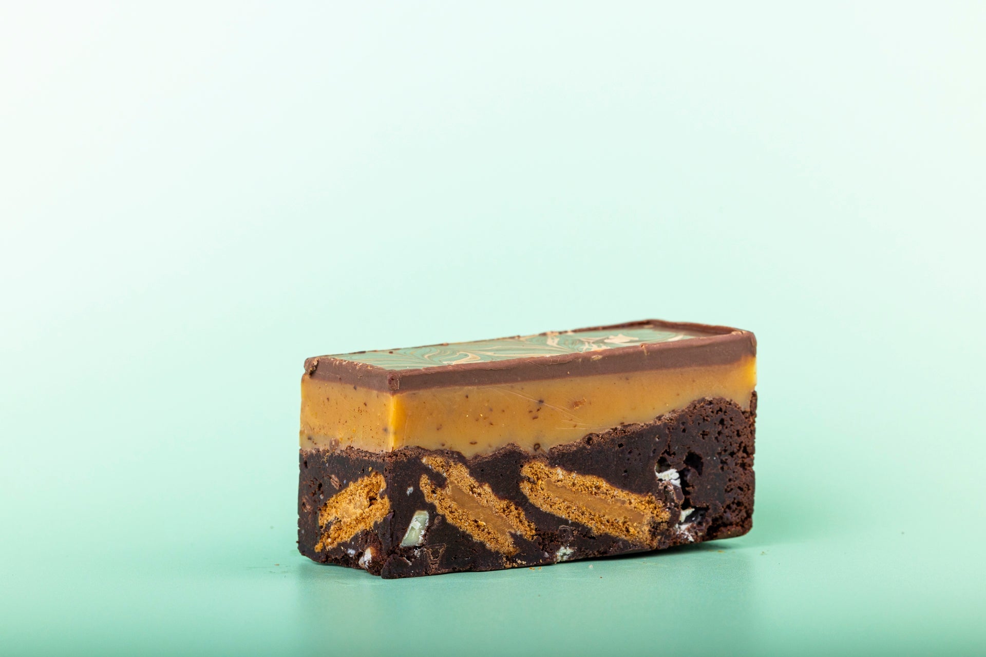 Biscoff Millionaire Brownie
