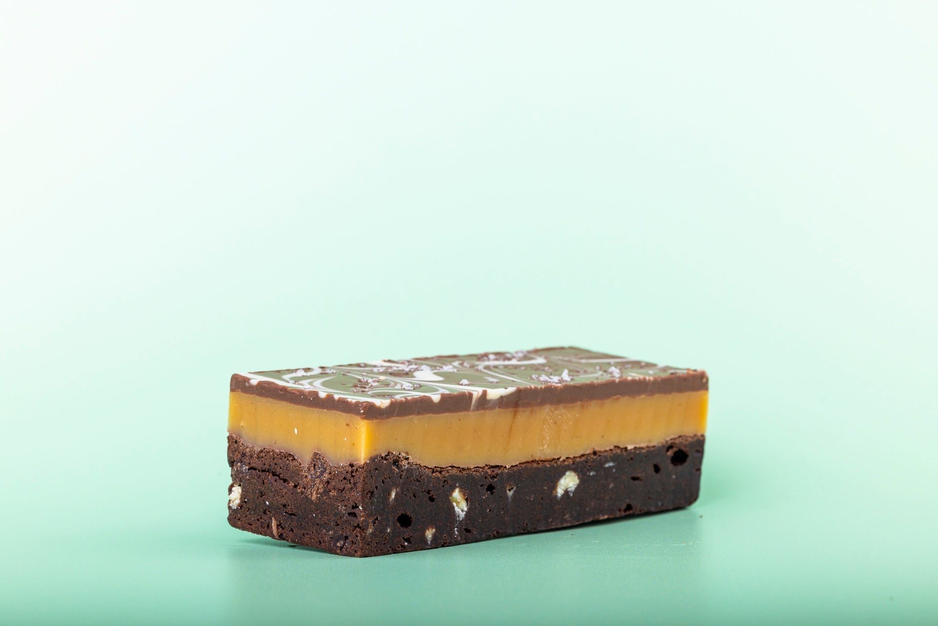 Gluten Free Salted Caramel Millionnaires Brownie