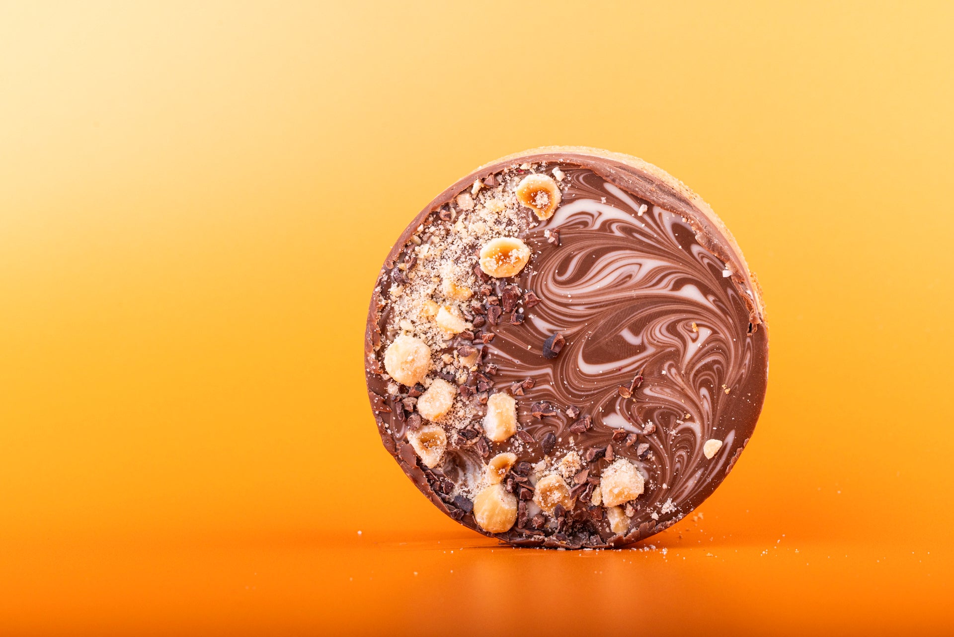 Gluten Free Hazelnut Millionaire Cookie