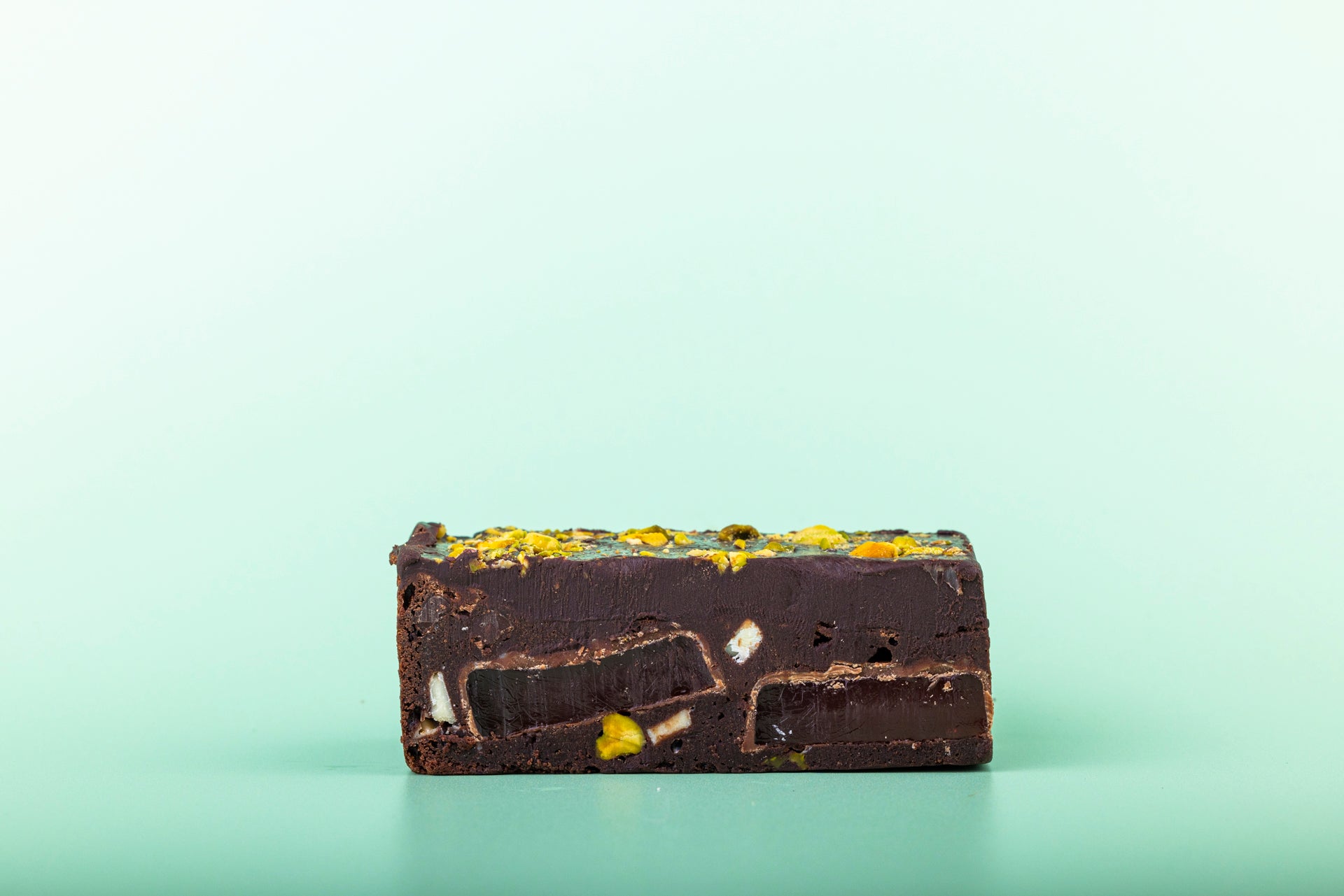Turkish Delight & Pistachio Mighty Brownie