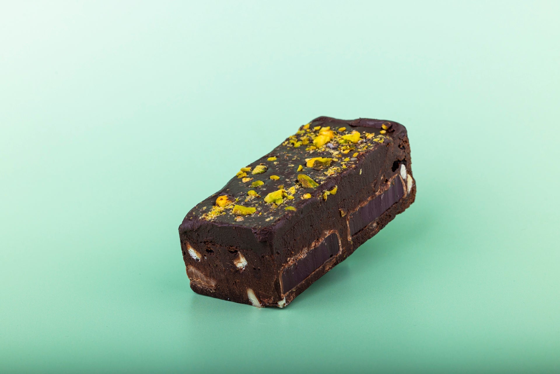 Gluten Free Turkish Delight & Pistachio Mighty Brownie