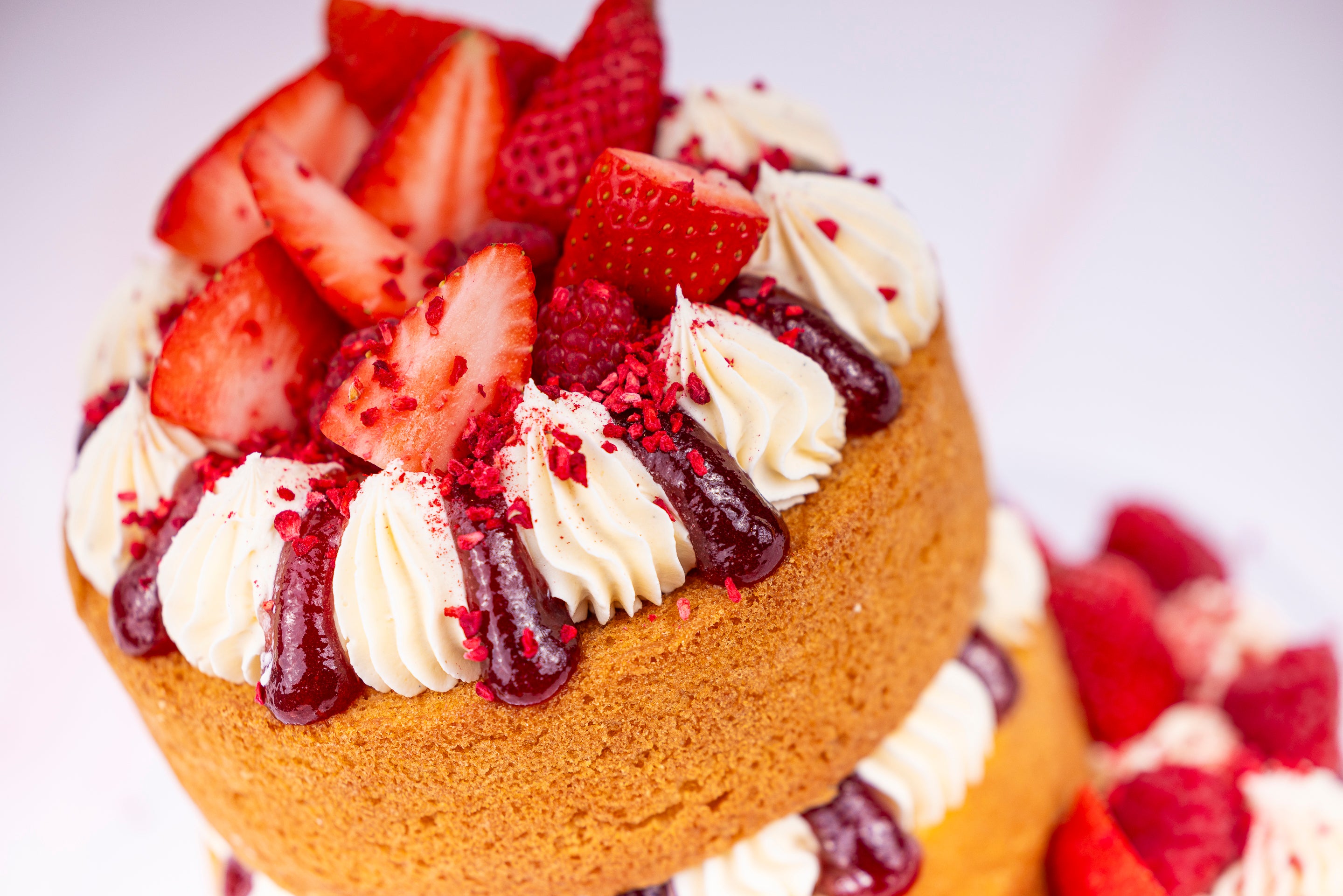 8 Inch Mother’s Day Berry Victoria Sponge