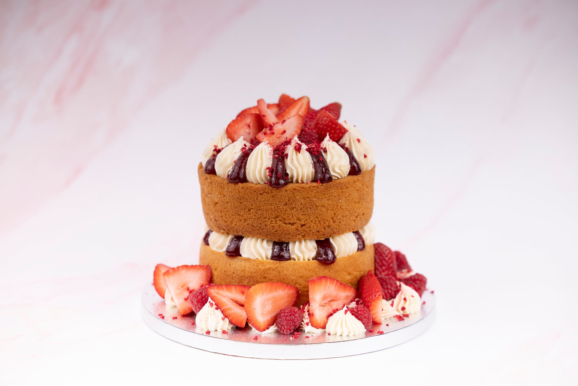 8 Inch Mother’s Day Berry Victoria Sponge