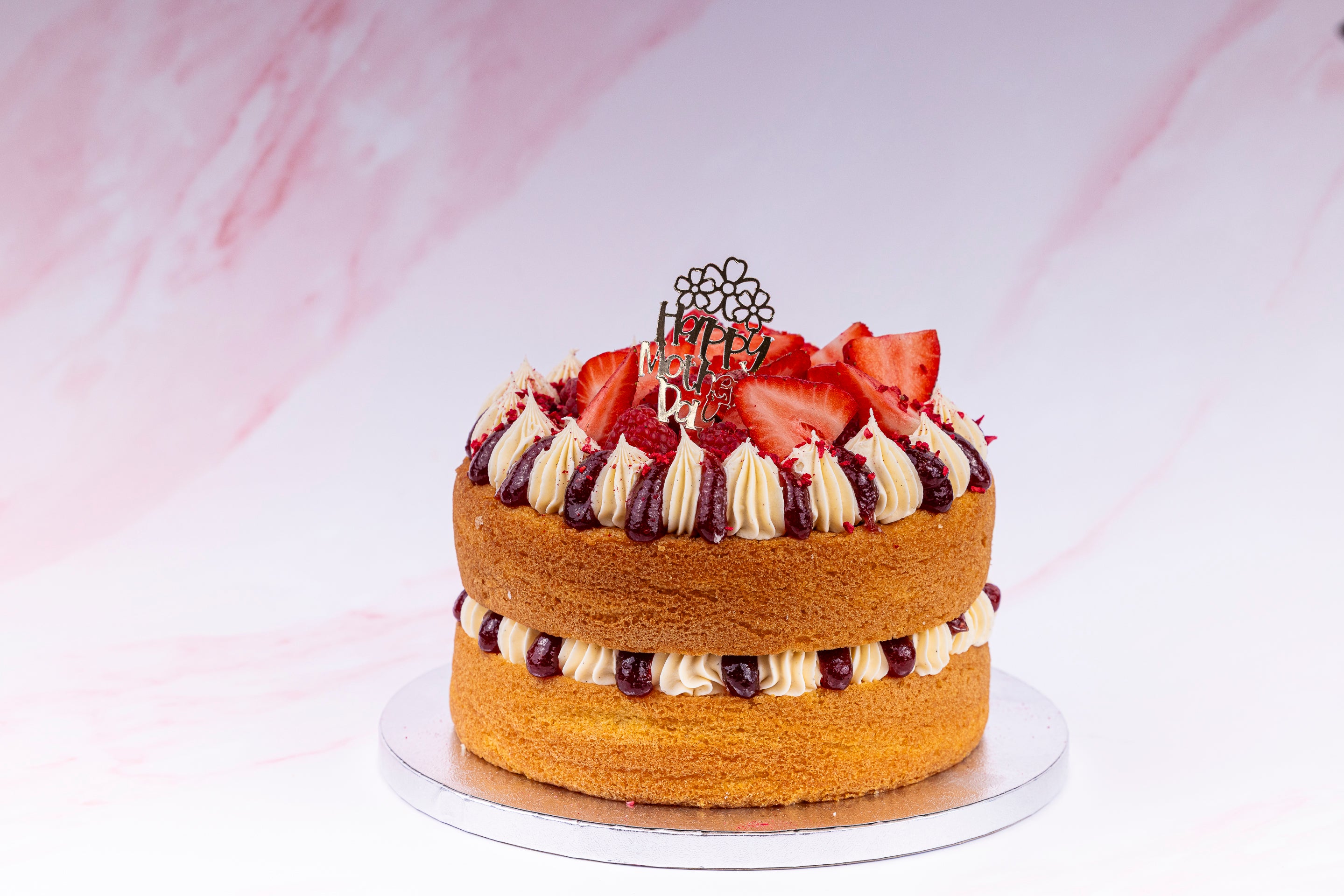 8 Inch Mother’s Day Berry Victoria Sponge