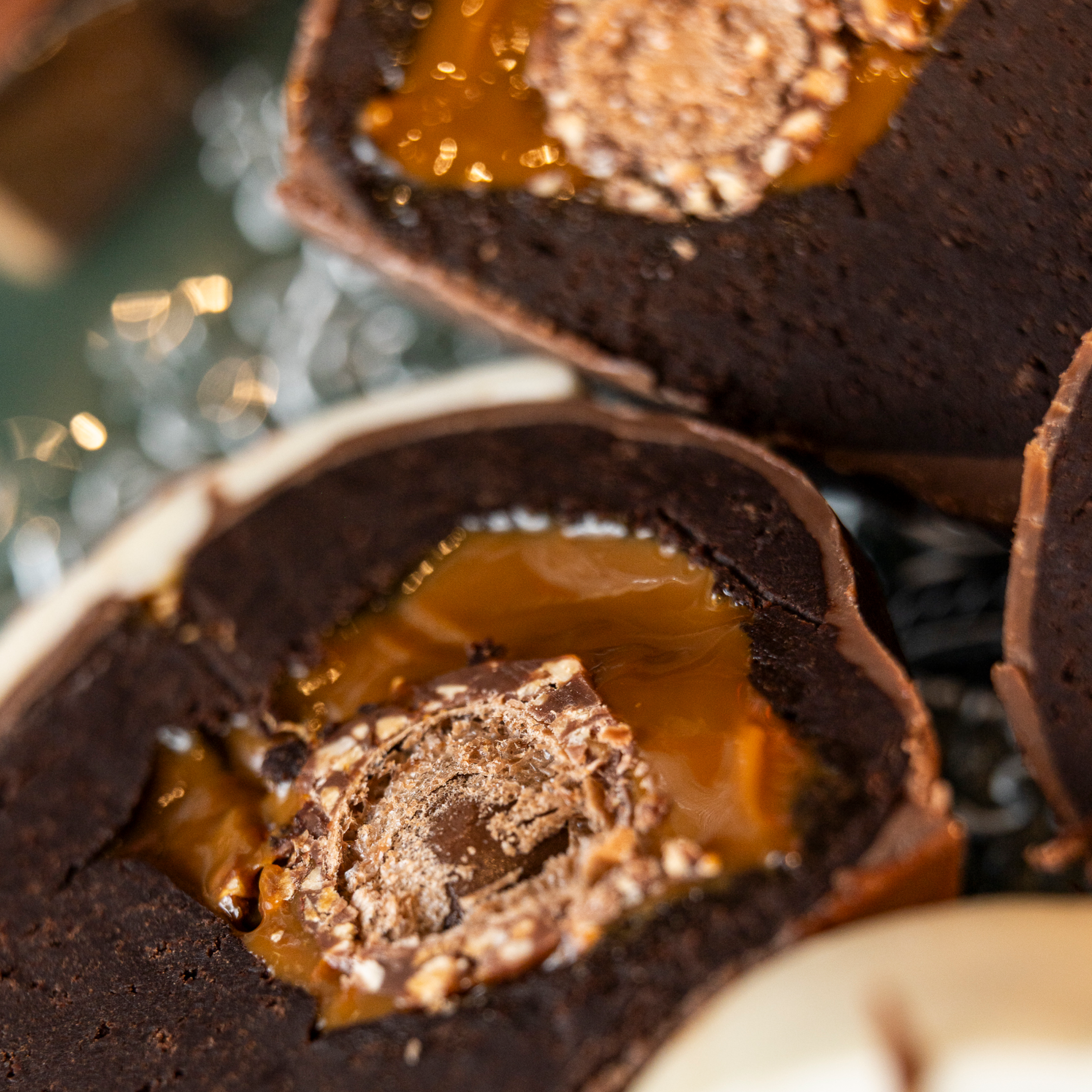 Christmas Festive Chocolate Brownie Baubles