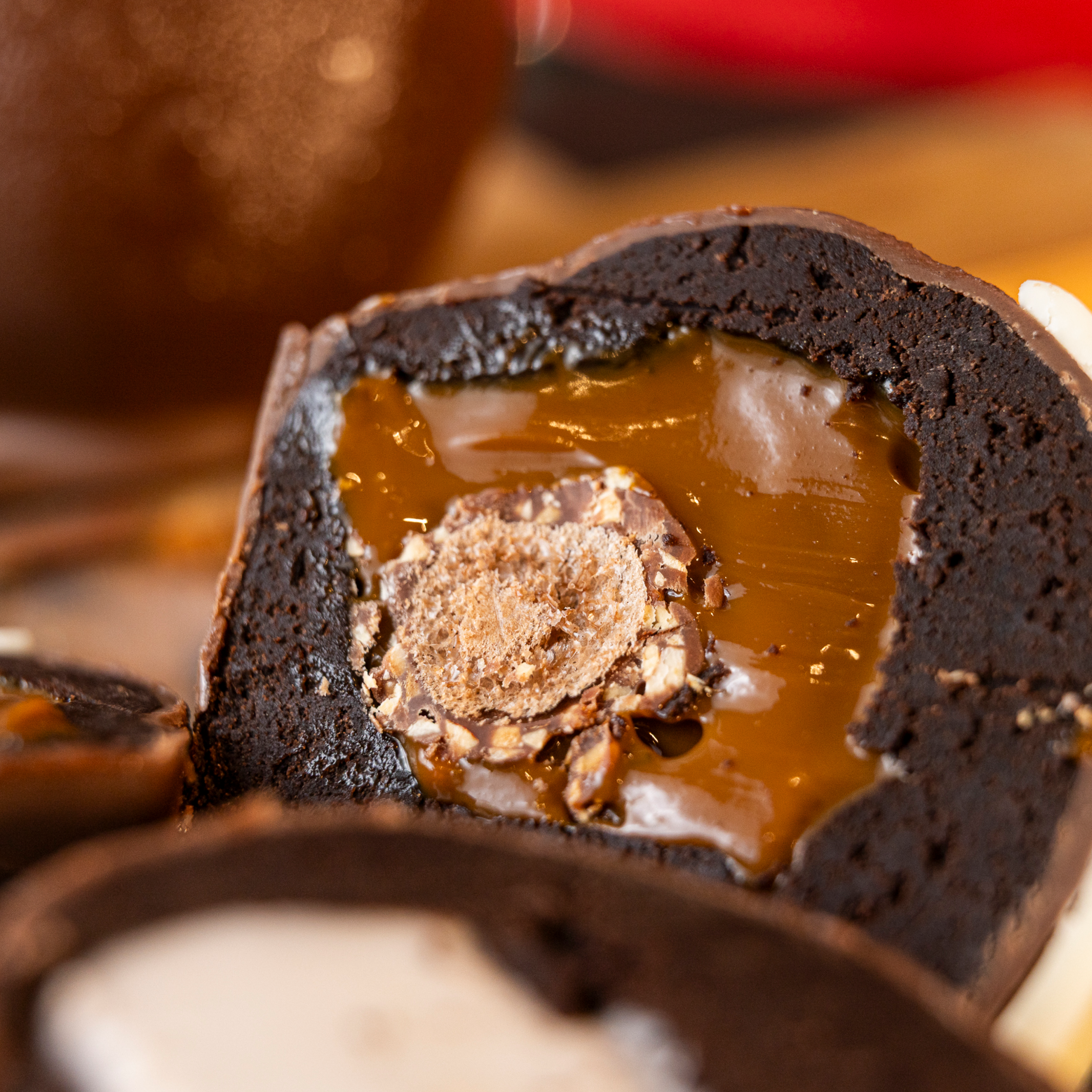 Christmas Festive Chocolate Brownie Baubles