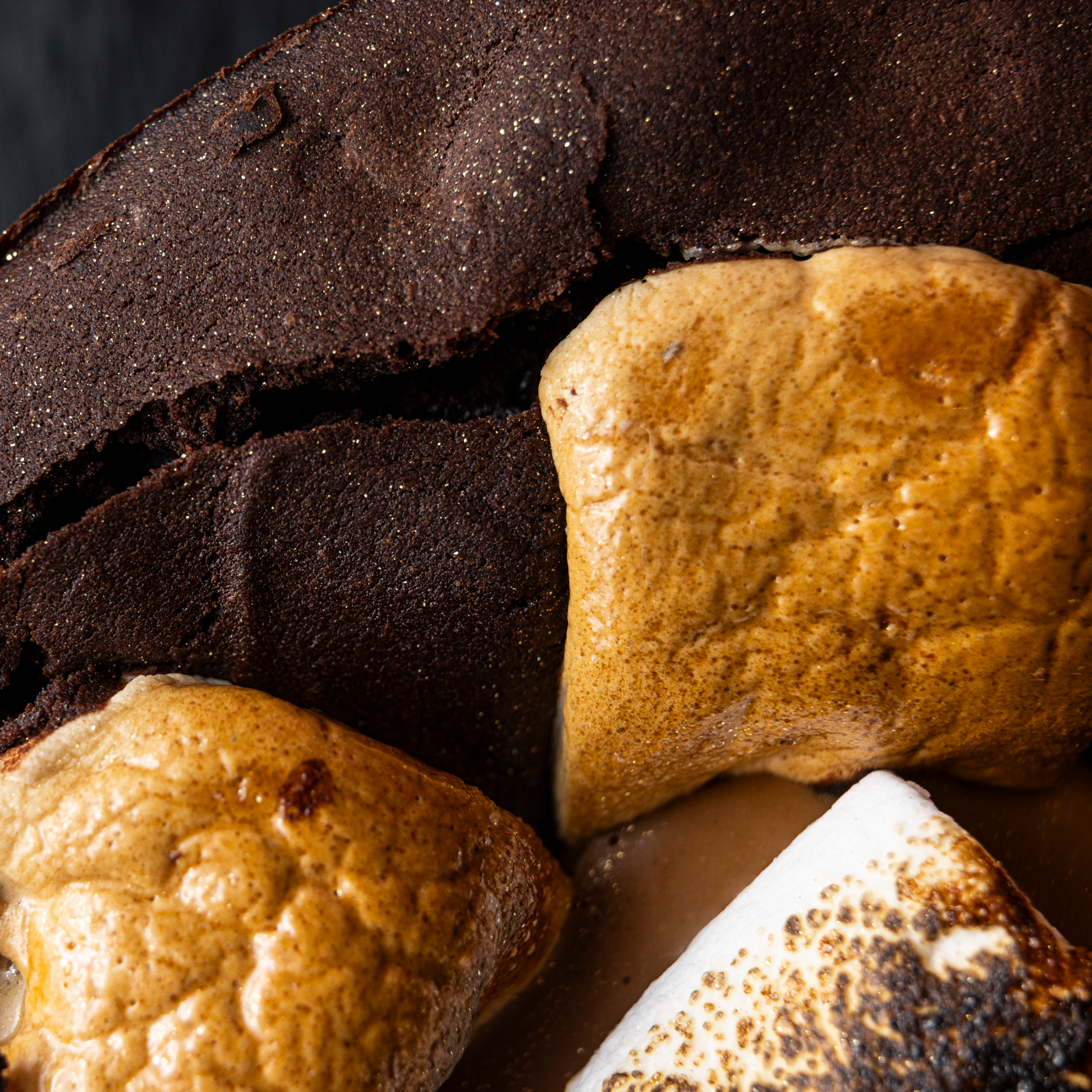 Vegan Smores Biscoff Brownie Pie