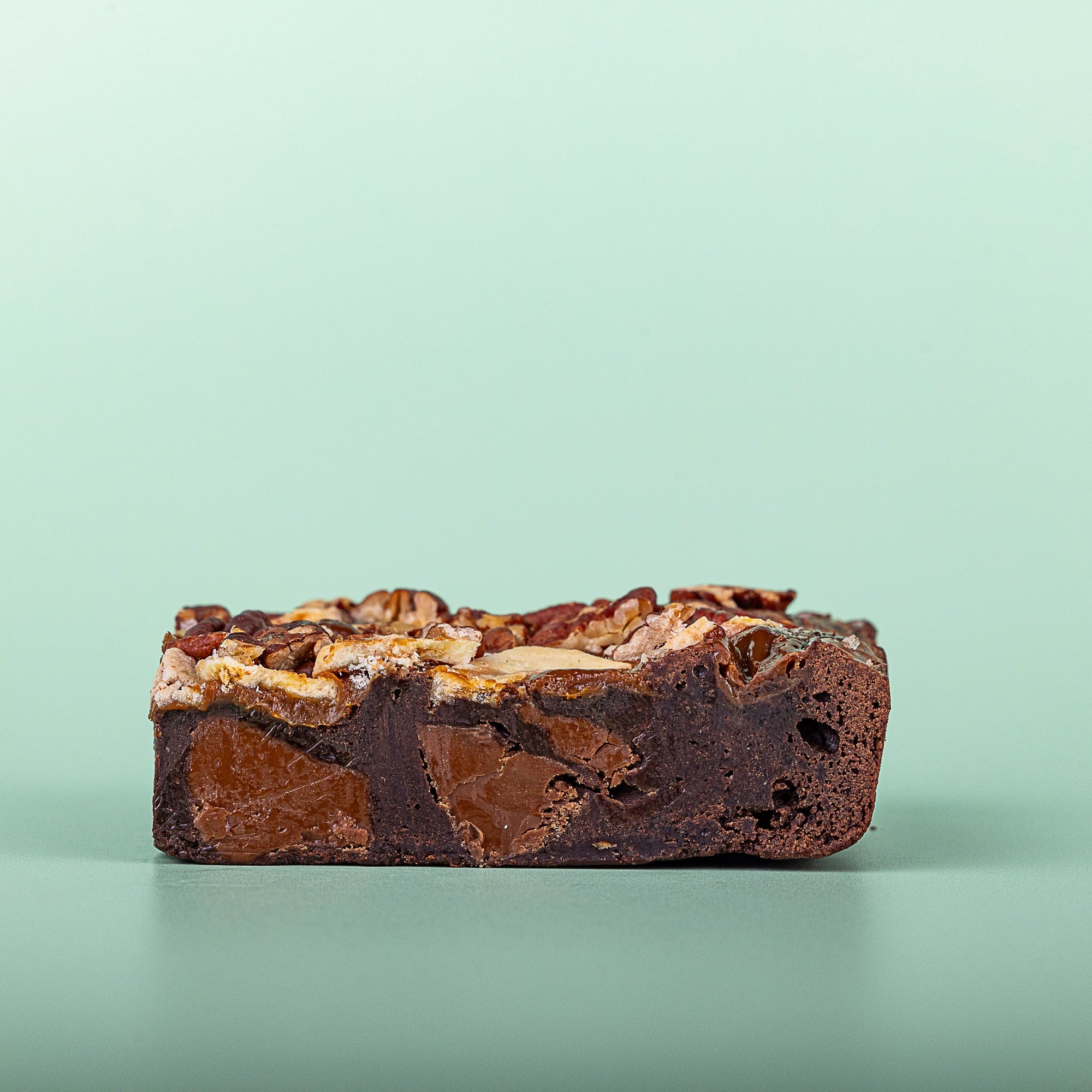 Gluten Free Banoffee and Pecan Brownie