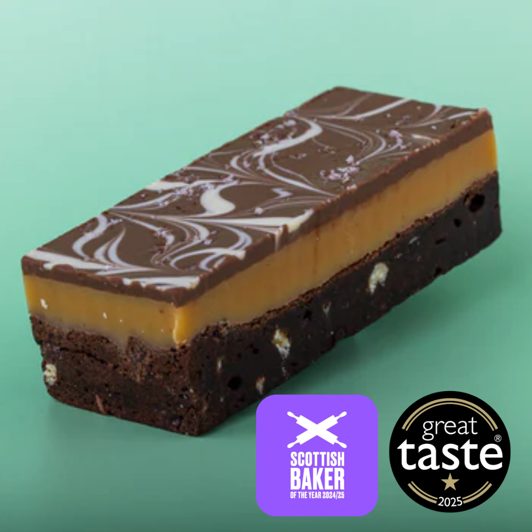 Gluten Free Salted Caramel Millionnaires Brownie