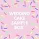 Wedding Cake Sample Box