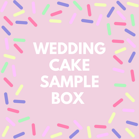 Wedding Cake Sample Box